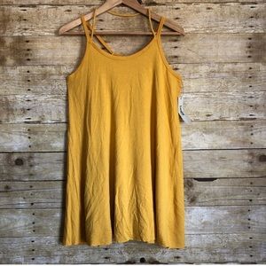 Mustard yellow summer dress NWT